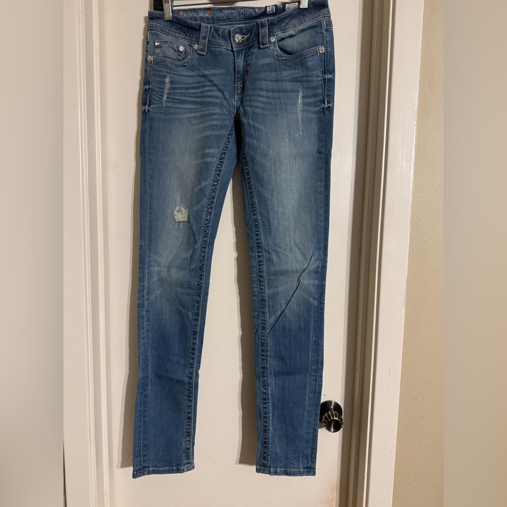 Miss Me size 28 ankle skinny jeans nwot - Picture 3 of 4